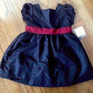 NWT Cuddle Bear Collection Polka Dot Party Dress